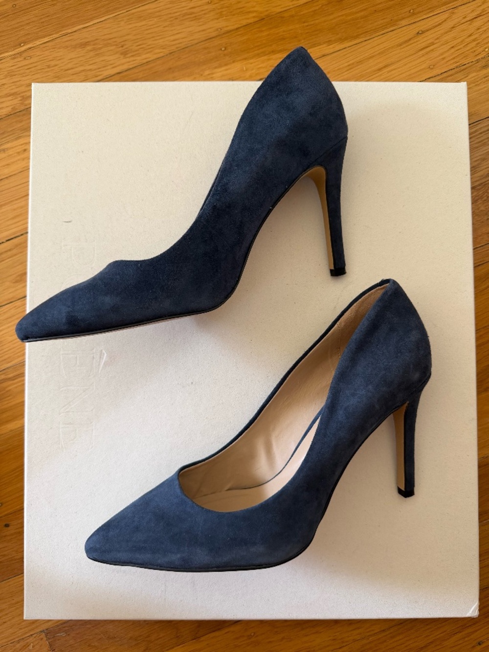 Saks Fifth Avenue real suede heels
